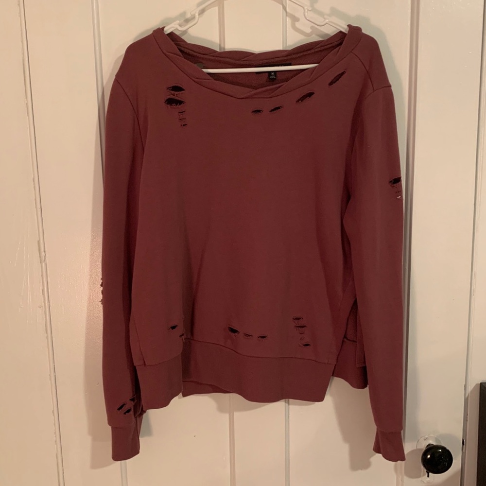 Maroon sweatshirt